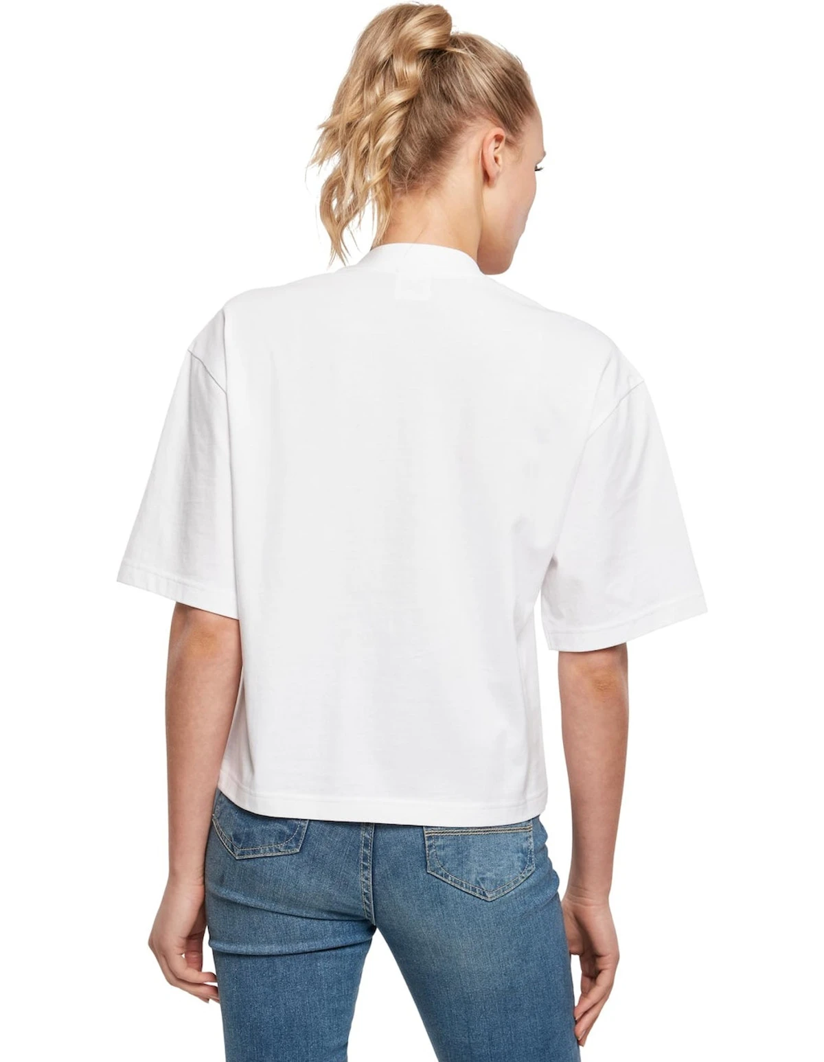URBAN CLASSICS Womens Organic Oversized Tee - White 7 URBAN CLASSICS Womens Organic Oversized Tee - White - Image 5