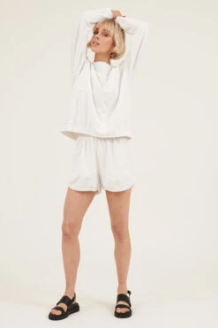 LOVER TERRY SHORTS - BLANC - FINAL SALE -Swathera Sales 0zHNj8hUSHgGd2aTkIapEYa8A 10754.1709121895