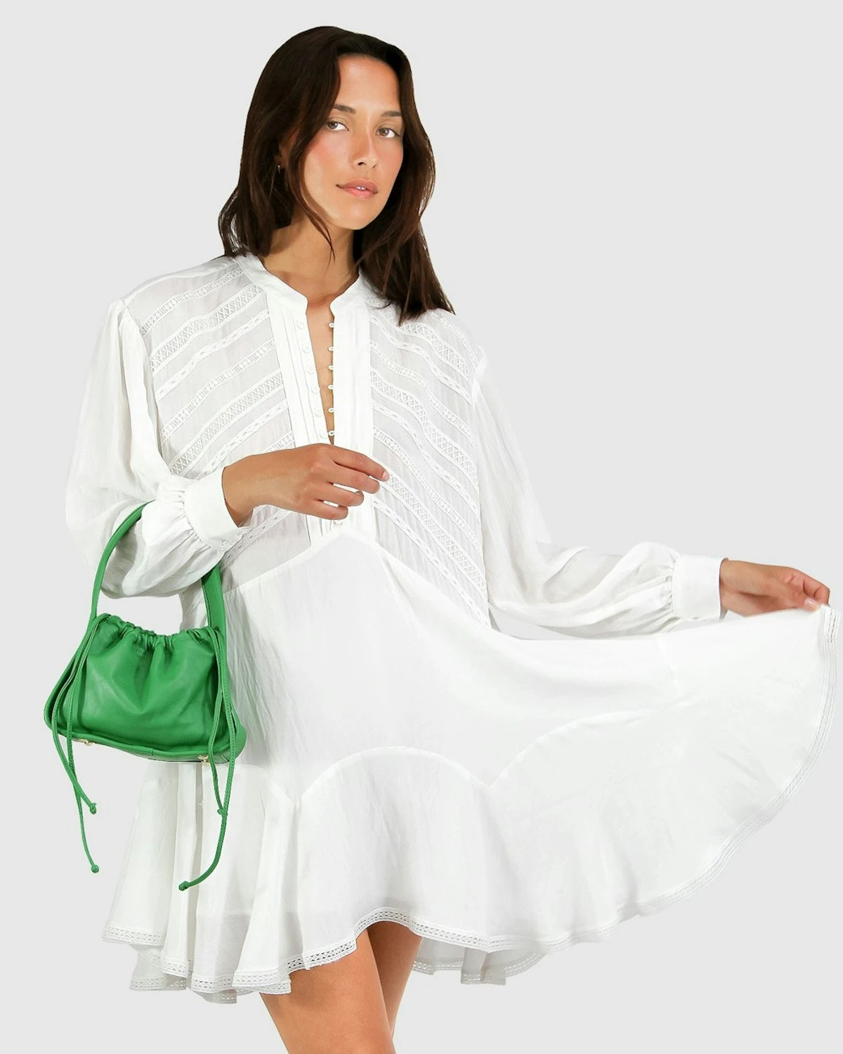 Resolution Mini Dress - White 8 Resolution Mini Dress - White - Image 7