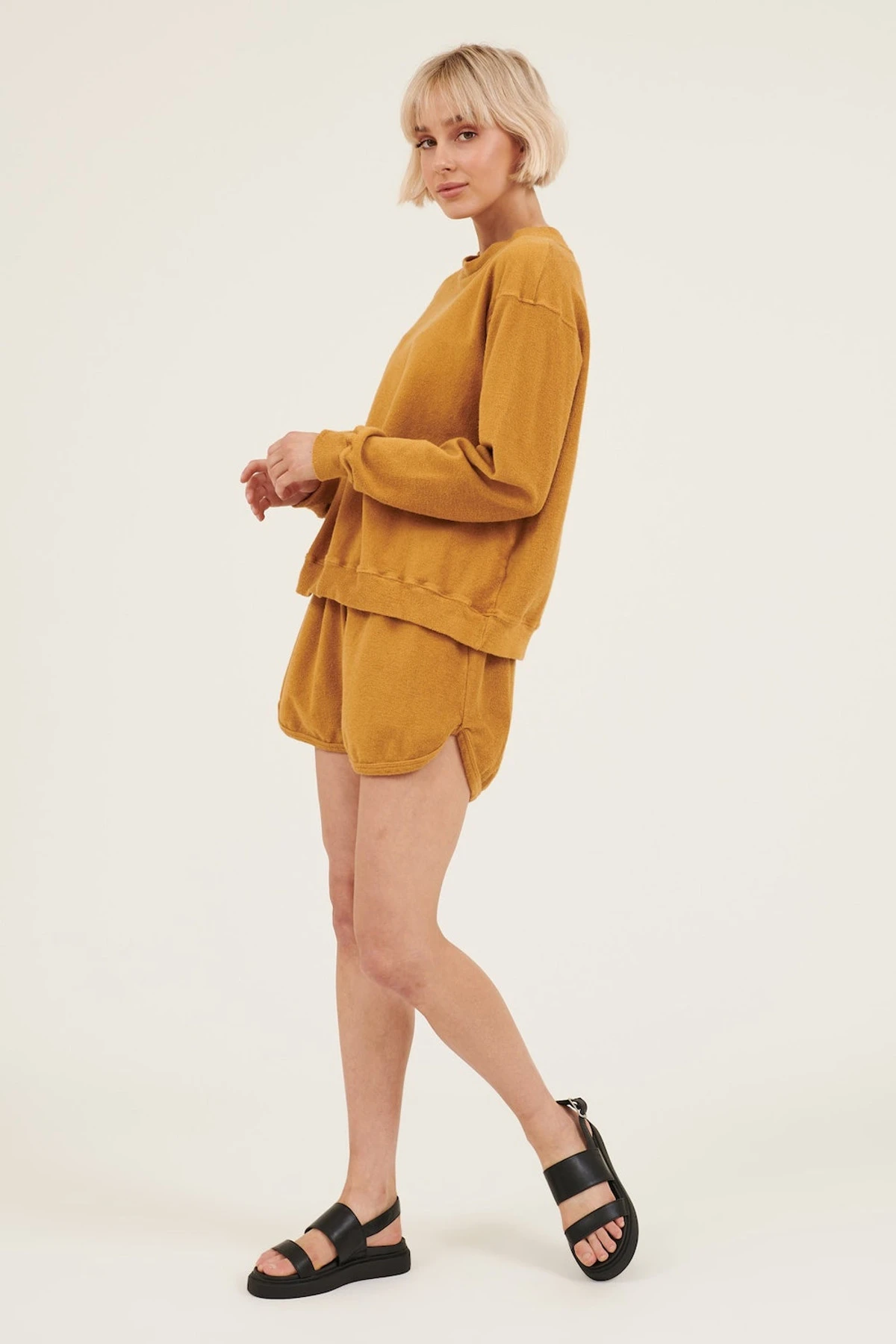 LOVER TERRY SHORTS - AMBER - FINAL SALE 8 LOVER TERRY SHORTS - AMBER - FINAL SALE - Image 6