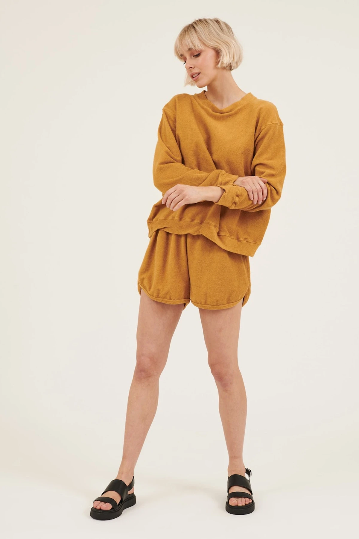 LOVER TERRY SHORTS - AMBER - FINAL SALE 7 LOVER TERRY SHORTS - AMBER - FINAL SALE - Image 5