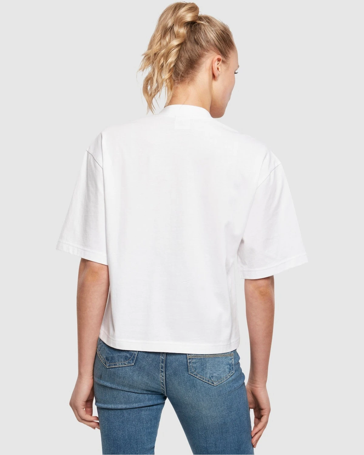 URBAN CLASSICS Womens Organic Oversized Tee - White 14 URBAN CLASSICS Womens Organic Oversized Tee - White - Image 12
