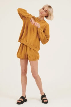 LOVER TERRY SHORTS - AMBER - FINAL SALE