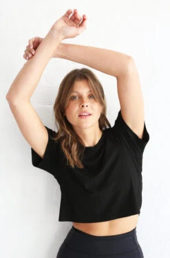 Cropped Tee (Black) -Swathera Sales 6ThOcE JrTr3iX2UYivl 4joA 25165.1711020180