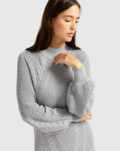 Love Letter Knit Dress - Grey -Swathera Sales 8p2 EPRuWrnWBDcIedfPzIqls 17492.1710848318