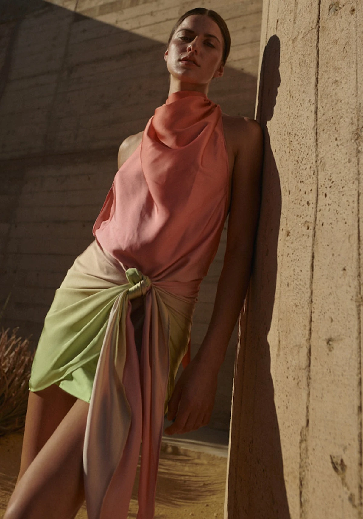 PROVIDENCIA MINI DRESS DRAGON FRUIT 4 PROVIDENCIA MINI DRESS DRAGON FRUIT - Image 2