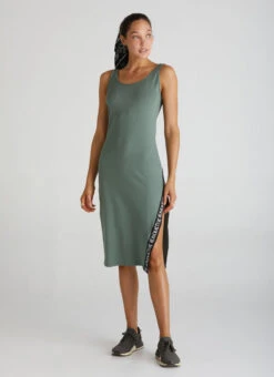 Heaven Active Split Front Maxi Dress