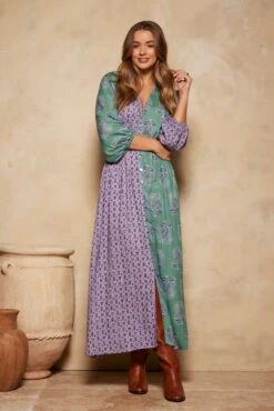 Pandora Harmony Maxi Dress - Everglade And Violet Patchwork 20 Pandora Harmony Maxi Dress - Everglade And Violet Patchwork -Swathera Sales G8BQ2reCLddS83oIPvpaa8X4I 69002.1710933418