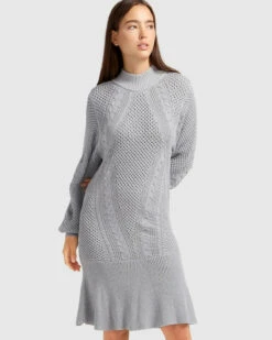 Love Letter Knit Dress - Grey -Swathera Sales HAU4WM59SrUnEpzZZMz9uxZio 57451.1710848318