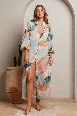 Havana Lorena Maxi Shirt Dress - Watercolour Tropical 21 Havana Lorena Maxi Shirt Dress - Watercolour Tropical -Swathera Sales JQQJ0ZlkxnngentkahOHjfFhs 17929.1711106652