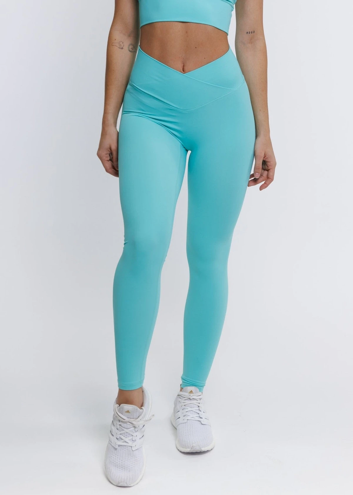 Elevate Cross Leggings - Mint 3 Elevate Cross Leggings - Mint - Image 2