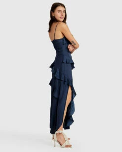 Ocean Eyes Tiered Maxi Dress - Navy -Swathera Sales K75GW8Hdspe3gqAoohxQSAwvQ 03246.1710502195