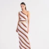 St Tropez One Shoulder Knit Dress - Neapolitan Stripe -Swathera Sales LwwHjcurgXPCUe SqswEhXz0w 79941.1709292643