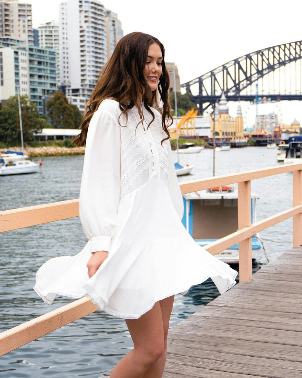 Resolution Mini Dress - White 9 Resolution Mini Dress - White - Image 8