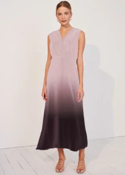 Rosanna Ombre Dress - Ash/Rose