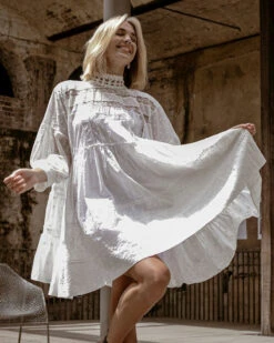 Unforgettable Oversized Lace Mini Dress - White 14 Unforgettable Oversized Lace Mini Dress - White -Swathera Sales Nem274Guj6ooX84 PQokUHi w 06125.1711107554