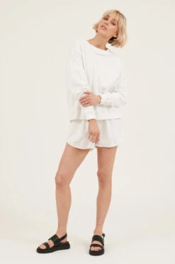 LOVER TERRY SHORTS - BLANC - FINAL SALE -Swathera Sales NxhH6jEEBd tKxmWdZVDR7i94 21108.1709121884