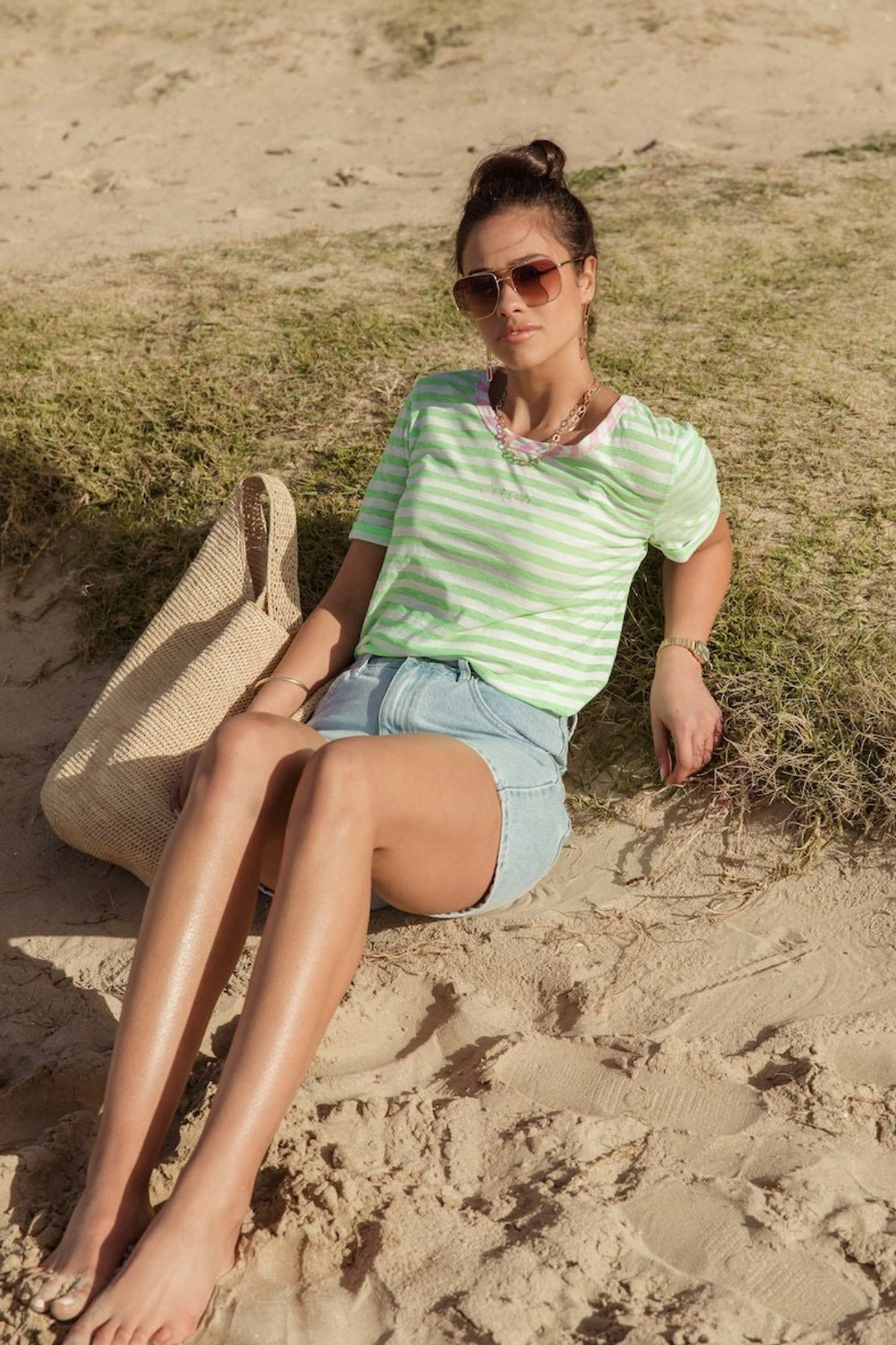 Soleil Cotton Slub Tee 4 Soleil Cotton Slub Tee - Image 2