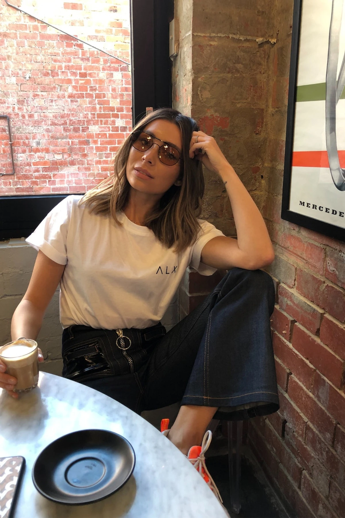 Λ L X Crew T-Shirt White 6 Λ L X Crew T-Shirt White - Image 4