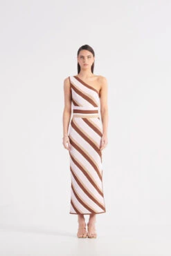 St Tropez One Shoulder Knit Dress - Neapolitan Stripe 11 St Tropez One Shoulder Knit Dress - Neapolitan Stripe -Swathera Sales UwVaMgqipYUgAHTnlECljby4w 75299.1709292644