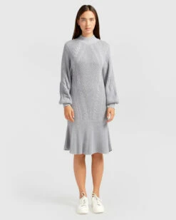 Love Letter Knit Dress - Grey -Swathera Sales W 5KMokEd0tLj9eB6J1ngYDjA 34043.1710848317