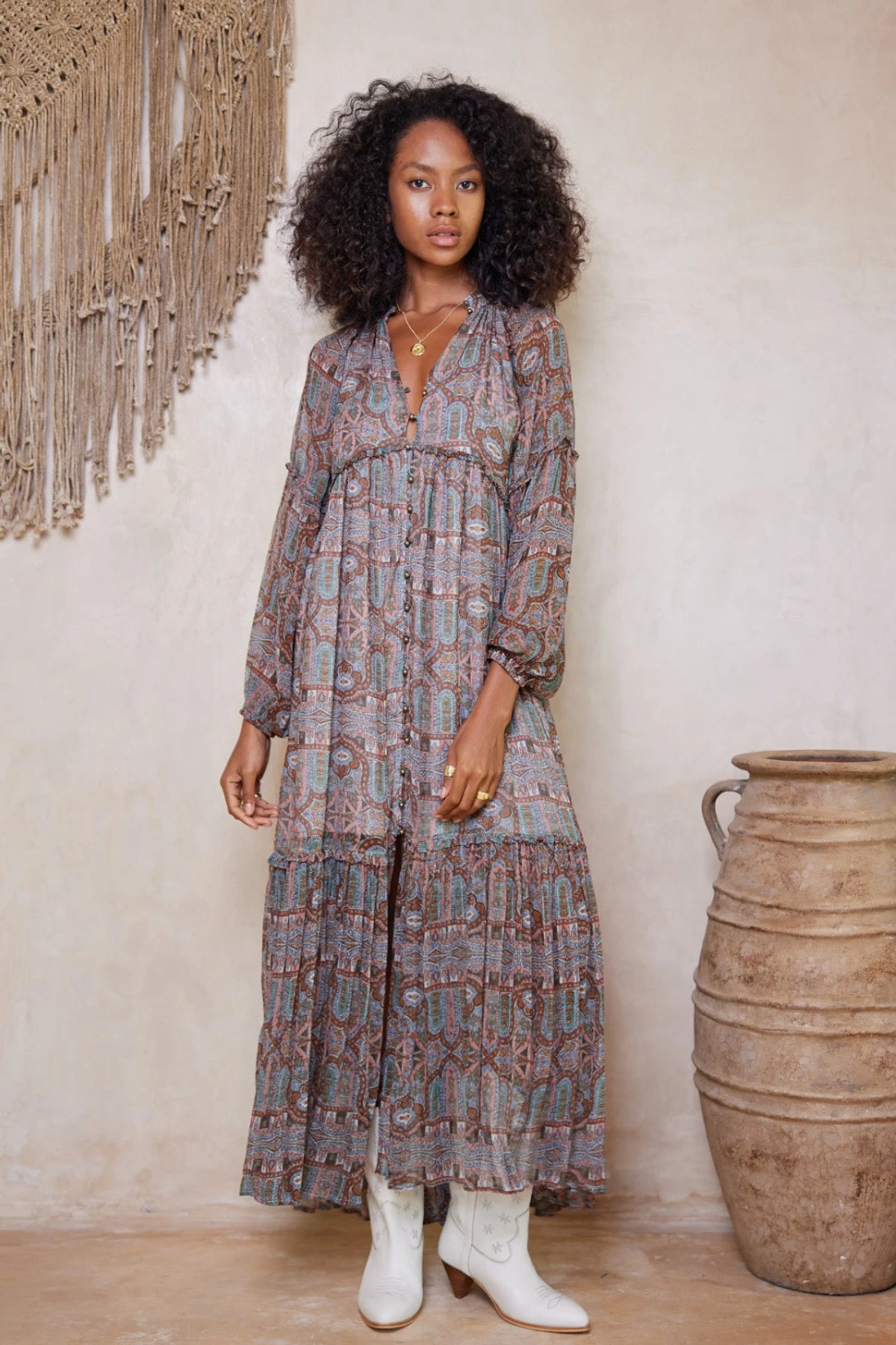 Marjorie Isla Maxi Dress - Sandshell 3 Marjorie Isla Maxi Dress - Sandshell