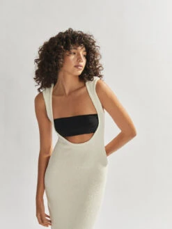 Flynn Backless Knit Maxi Dress Eggshell -Swathera Sales XEnx0cGGt5w3Xdd rkI3IfShw 51614.1710933886