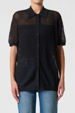 NEUW Zia Knit Shirt - Black