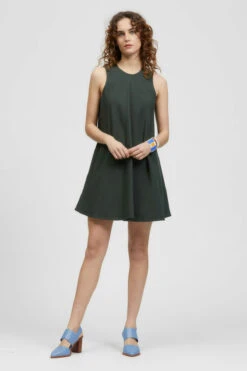 Rangi Mini Dress Dark Green