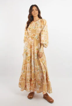 ALLEGRO MAXI DRESS - TROPICAL PRINT