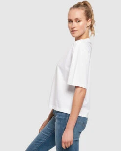 URBAN CLASSICS Womens Organic Oversized Tee - White 32 URBAN CLASSICS Womens Organic Oversized Tee - White -Swathera Sales guzTXsi9OAZFydr yTbqhzsY 96081.1708089961
