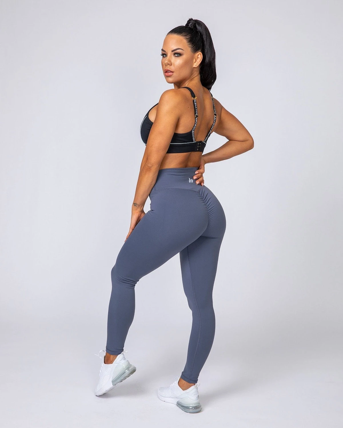 Signature Scrunch Ankle Length Leggings - Titanium 6 Signature Scrunch Ankle Length Leggings - Titanium - Image 4