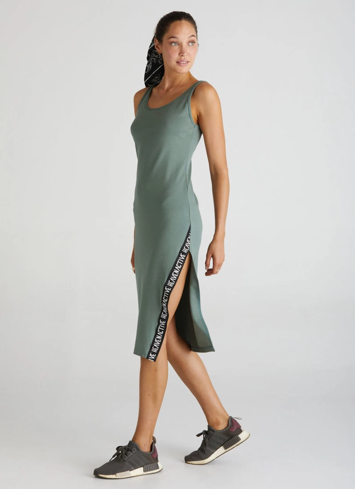 Heaven Active Split Front Maxi Dress 4 Heaven Active Split Front Maxi Dress - Image 2