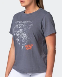 Leopard Regular Fit Vintage Tee - Washed Tornado -Swathera Sales j86yywzleAT52V3ZfxYc7oVj8 09496.1711107110