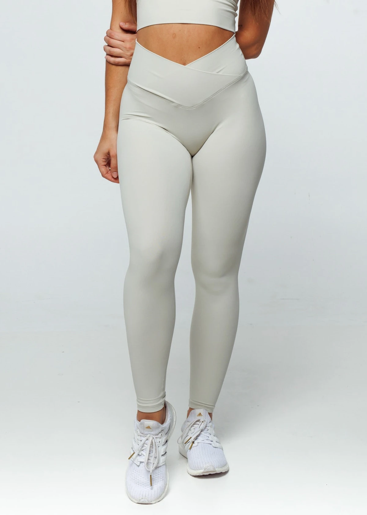 Elevate Cross Leggings - Stone 10 Elevate Cross Leggings - Stone - Image 8