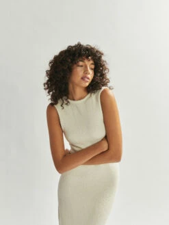 Flynn Backless Knit Maxi Dress Eggshell -Swathera Sales lvDCTYBqE mMpDsoJbMWDUI k 83377.1710933885