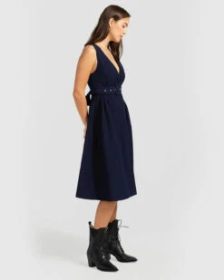 Miss Independence Midi Dress - Navy 9 Miss Independence Midi Dress - Navy -Swathera Sales qJ4ekFh6oVUlejoPmFTkfpnVw 17959.1711020333