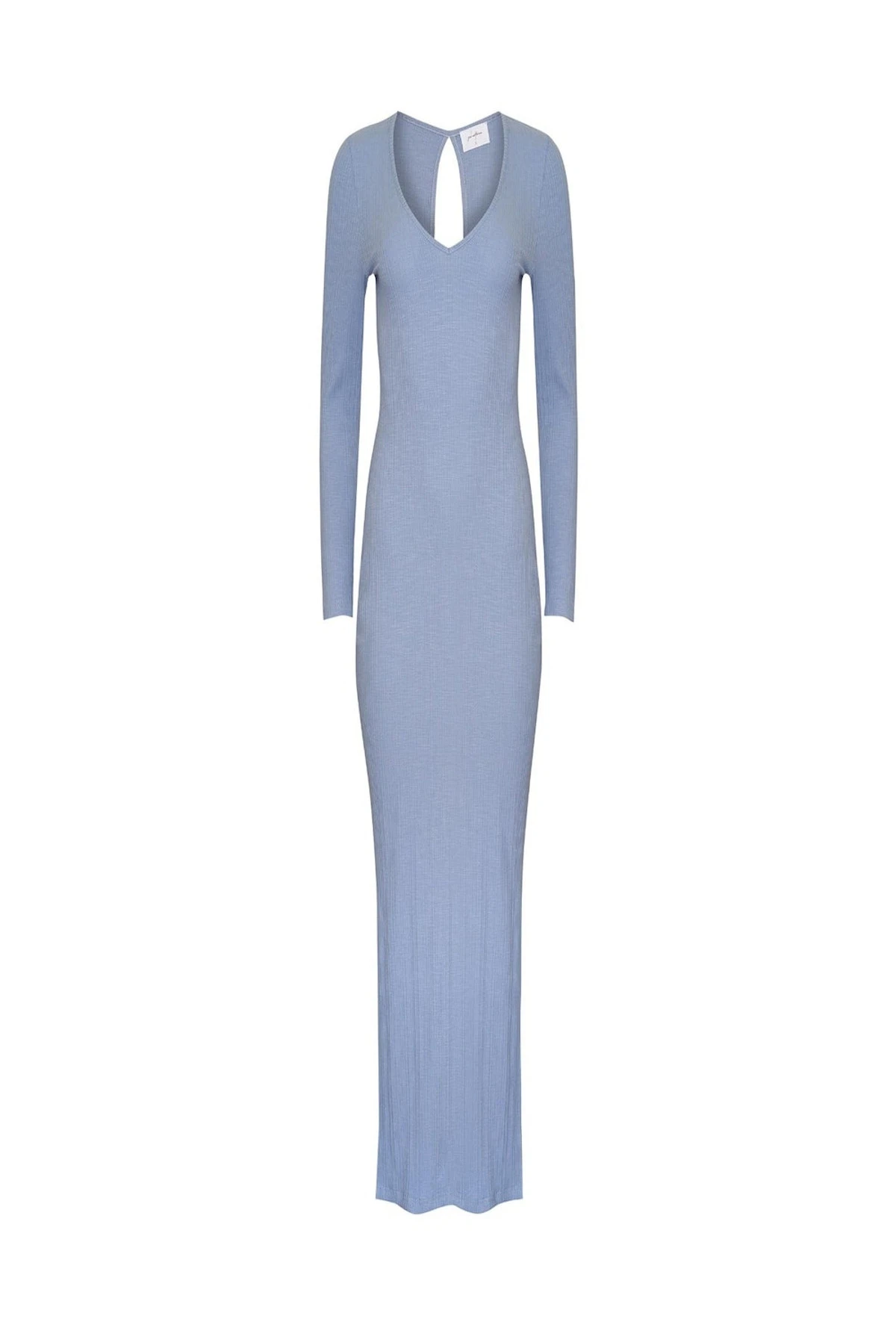 ELDA MIDI DRESS - DUSTY BLUE 6 ELDA MIDI DRESS - DUSTY BLUE - Image 4