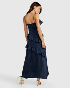 Ocean Eyes Tiered Maxi Dress - Navy -Swathera Sales qsdAwZI5hwav uVPJUWDGohV4 79535.1710502196
