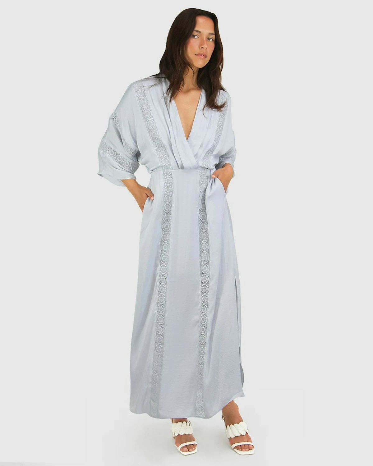 Hideaway Maxi Dress - Light Blue 4 Hideaway Maxi Dress - Light Blue - Image 2