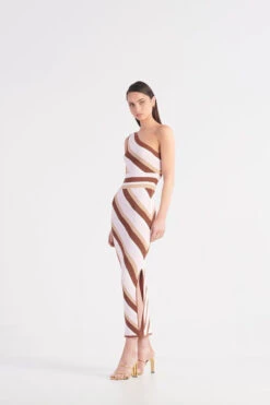 St Tropez One Shoulder Knit Dress - Neapolitan Stripe 12 St Tropez One Shoulder Knit Dress - Neapolitan Stripe -Swathera Sales sPfflojpIMlO0DAAWvWMG3QsY 17212.1709292645