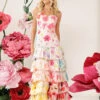 The Rainbow Garden Tiered Dress -Swathera Sales t2hKDOt3b4oXvaFaV5cv2GbrA 87602.1710335579