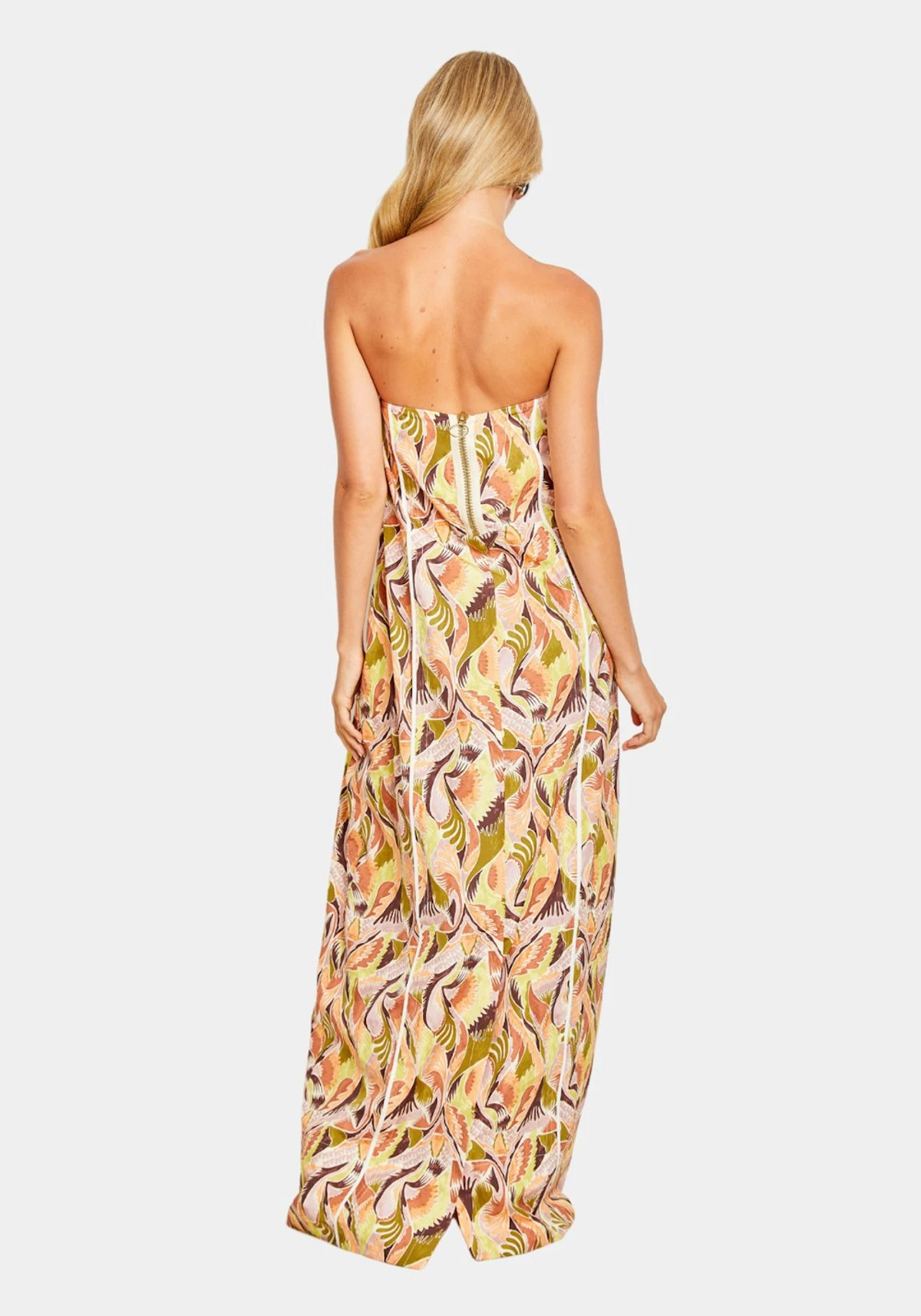 STRIPED STRAPLESS GOWN MEDITERRANEAN 7 STRIPED STRAPLESS GOWN MEDITERRANEAN - Image 5