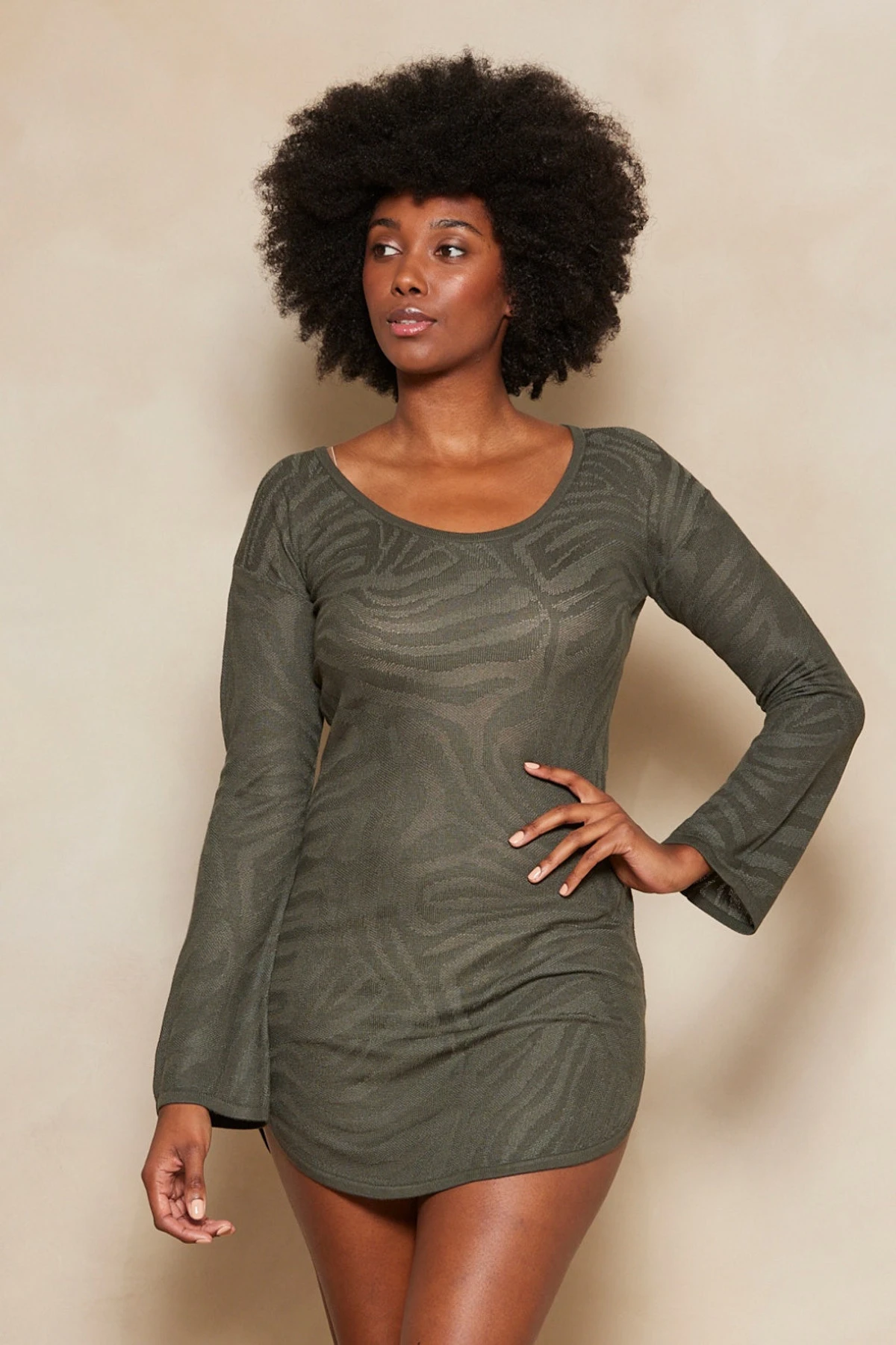 Phoenix Teia Mini Dress - Hunter 3 Phoenix Teia Mini Dress - Hunter