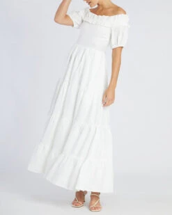 Bridgette Linen Maxi Dress - White 17 Bridgette Linen Maxi Dress - White -Swathera Sales udVALmZVblnf szb068hvgdEE 08088.1705086712