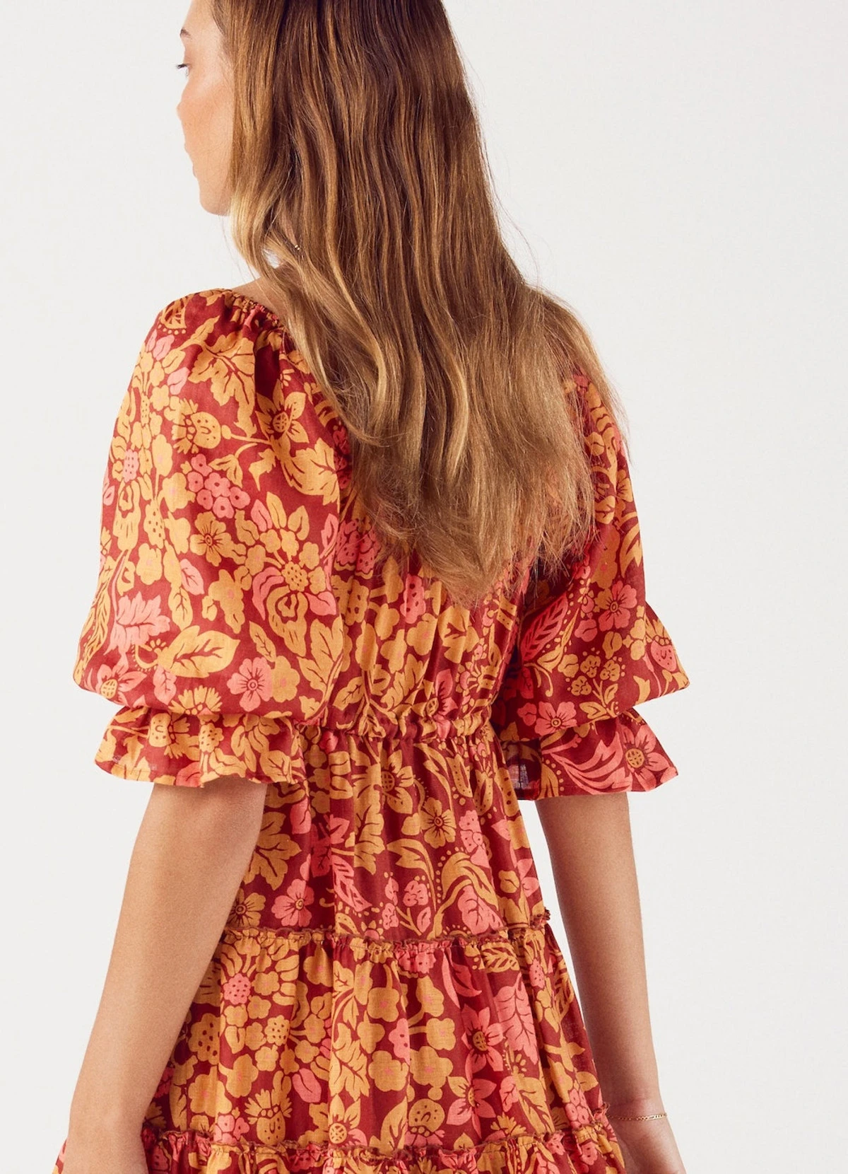 Isabella Tiered Peasant Dress PEONIA 12 Isabella Tiered Peasant Dress PEONIA - Image 10