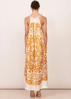 Coralie Silk Halter Dress - White/Toffee -Swathera Sales xW95b8LlL DvnbL2a8ma2LROQ 76906.1706704631