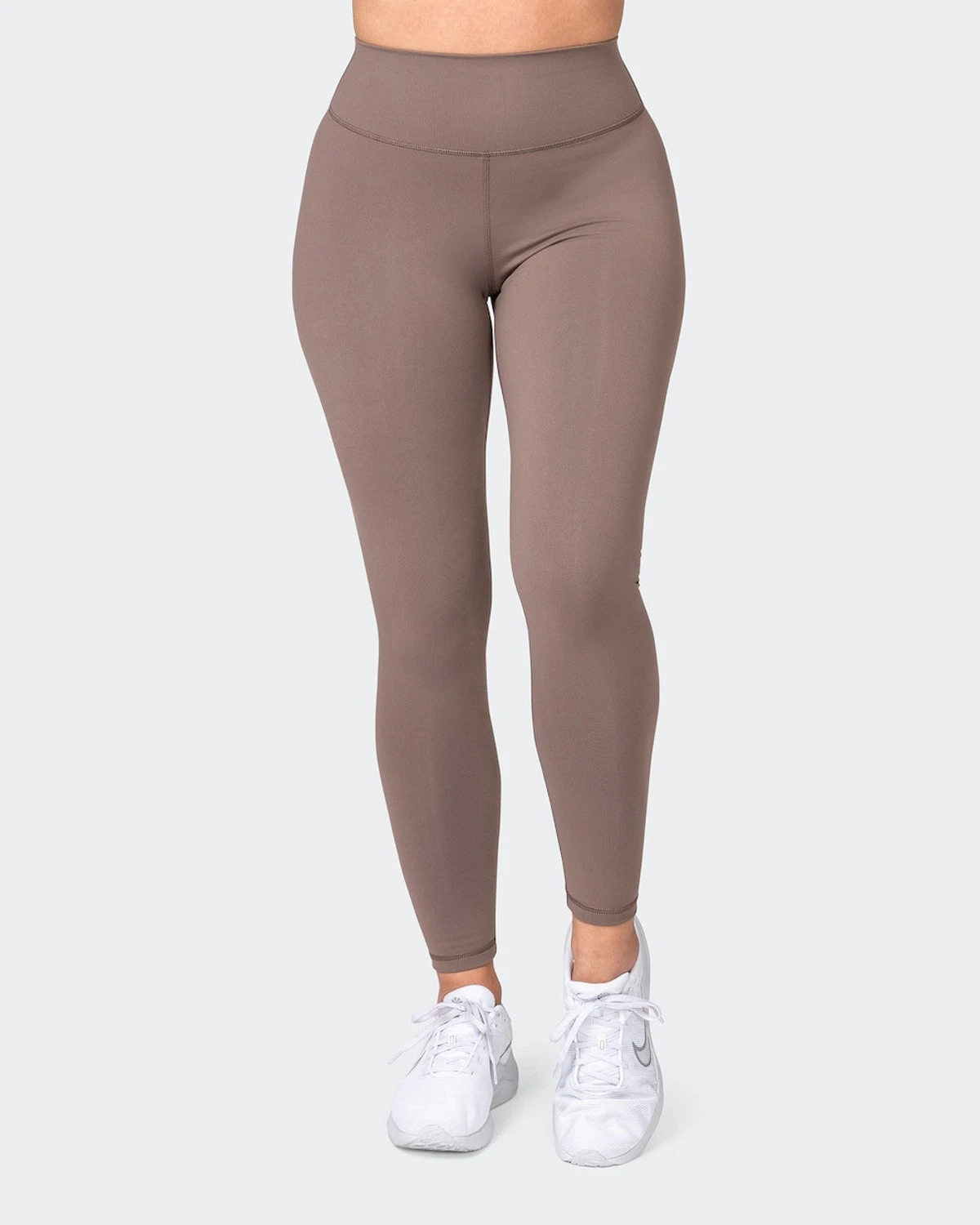 Signature Scrunch Ankle Length Leggings -Taupe 4 Signature Scrunch Ankle Length Leggings -Taupe - Image 2